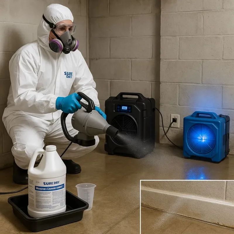 Sanitization and Odor Removal process in Carmichael, CA